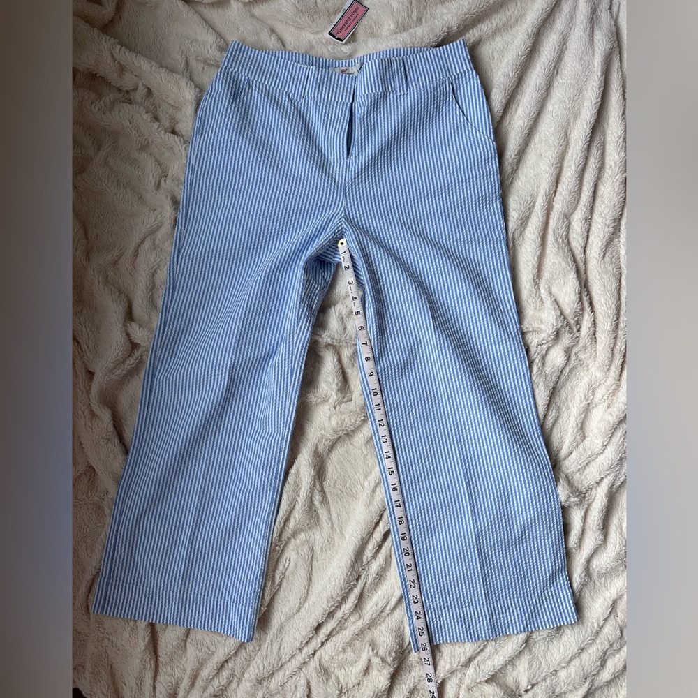 Vinyard Vines seersucker crop pants
